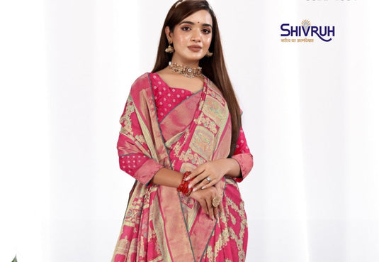 Moss Fabric Foil Touch Saree β Kya Hoti Hai? Kyu Aajkal Sabse Zyada Trending Hai?