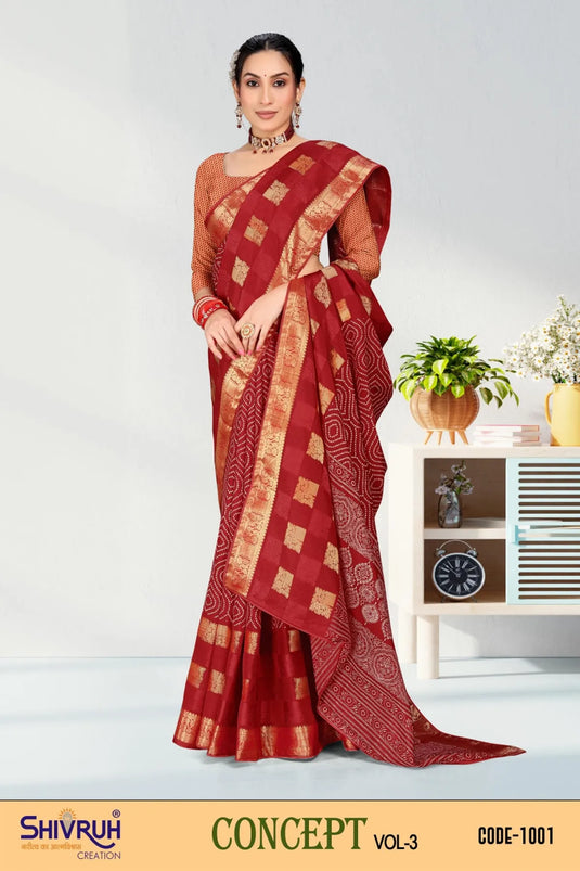 Dola silk Zari Weaving design saree for women