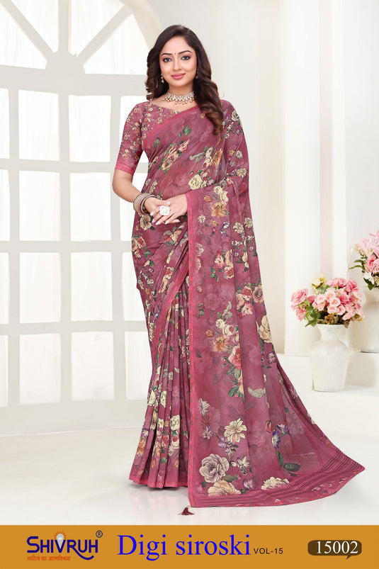 Festive lehariya saree in vibrant green