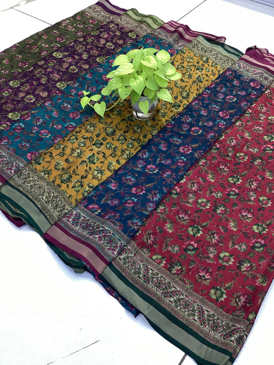 Soft Masakali festive wear saree blouse for women