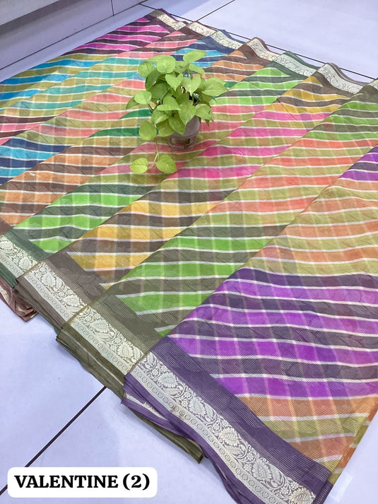 Fancy saree blouse with mirror and stone work