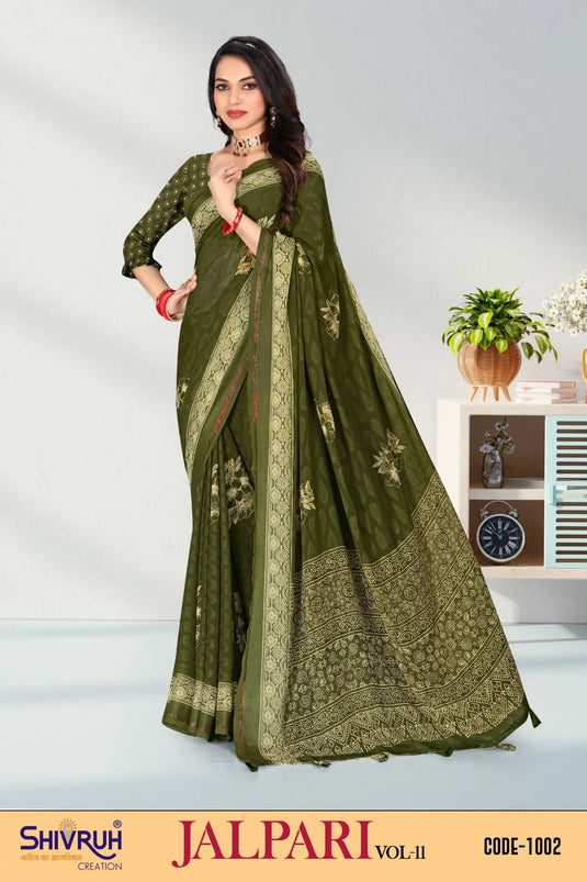 Boat neck saree blouse designs