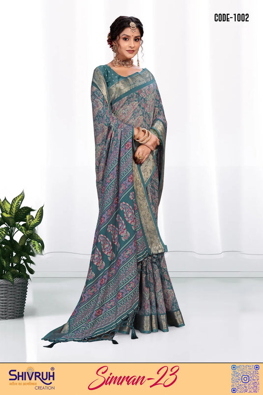 Blouse designs featuring bell sleeves and tassels