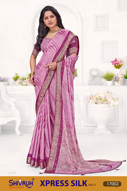 Designer Saree for Women with Blouse – Soft Cotton & Sparkle Finish