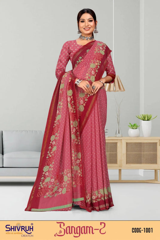 Stylish saree look with fusion draping