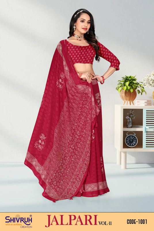 Mirror work saree blouse designs