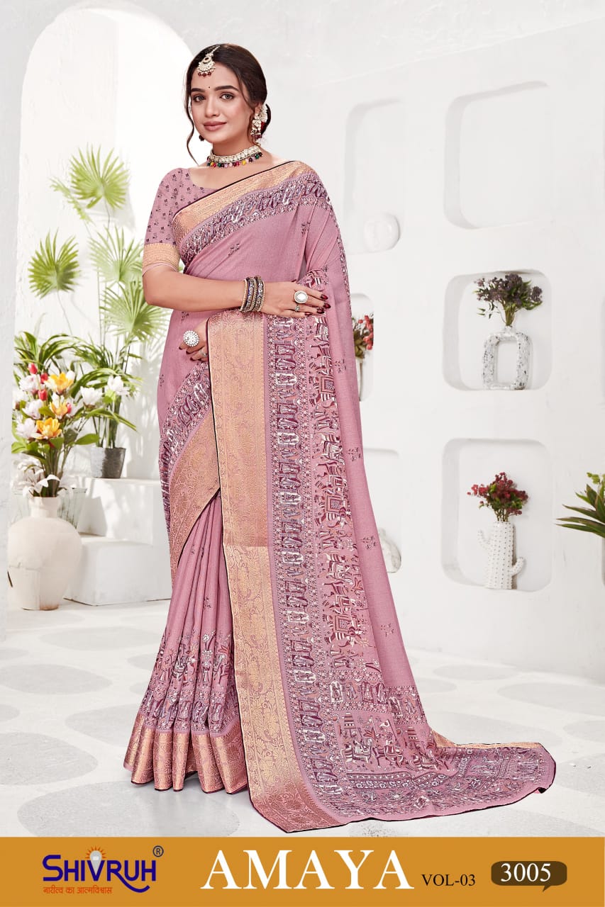 Bridal wedding saree in red with heavy work