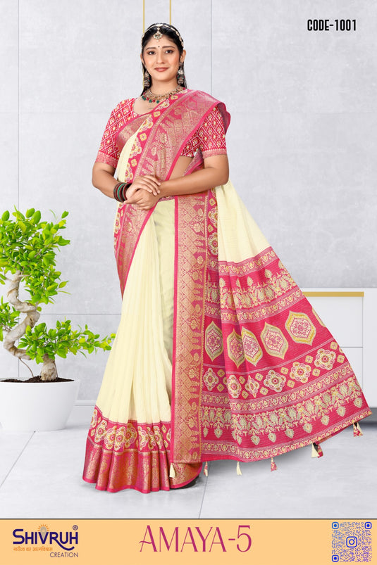 Premium Cotton Zari Saree Collection | Full Zari Concept | Exclusive by Shivruh Creation