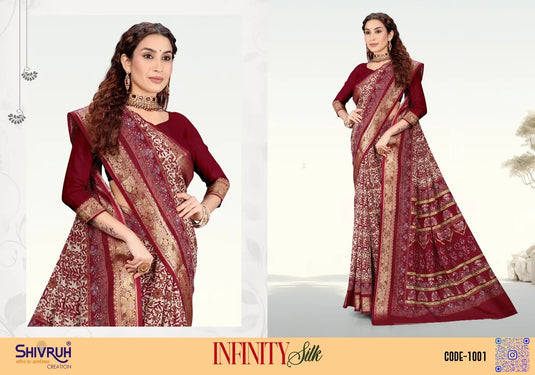 Best-selling saree with heavy border