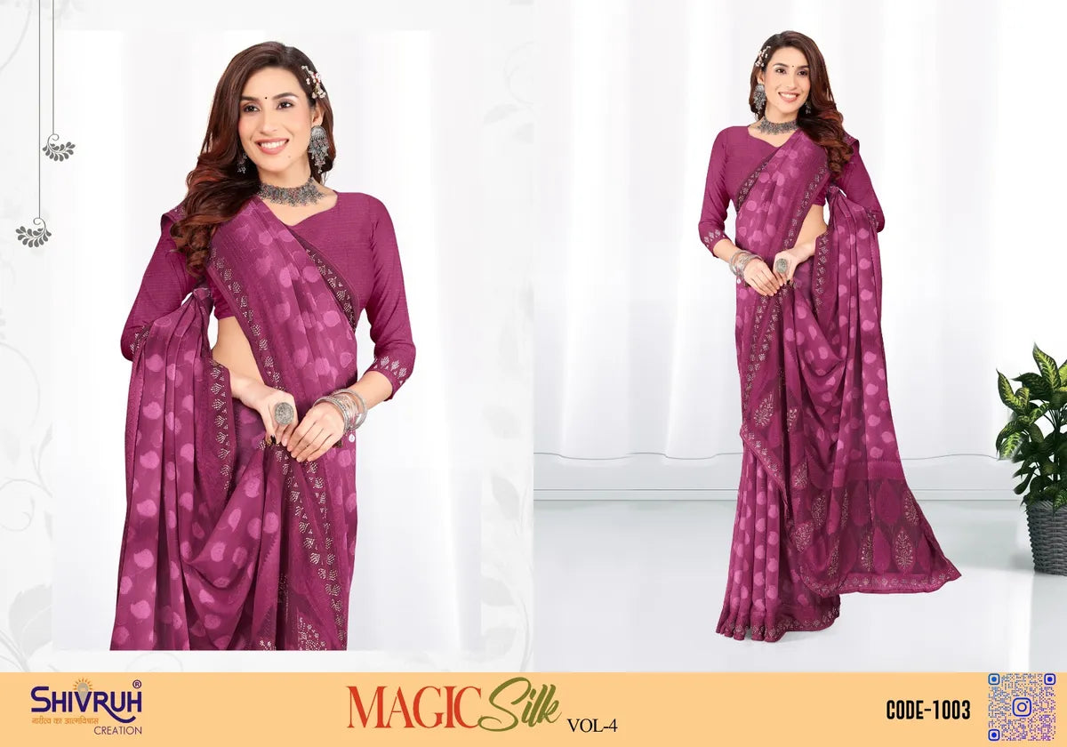 Newly arrived saree with thread embroidery