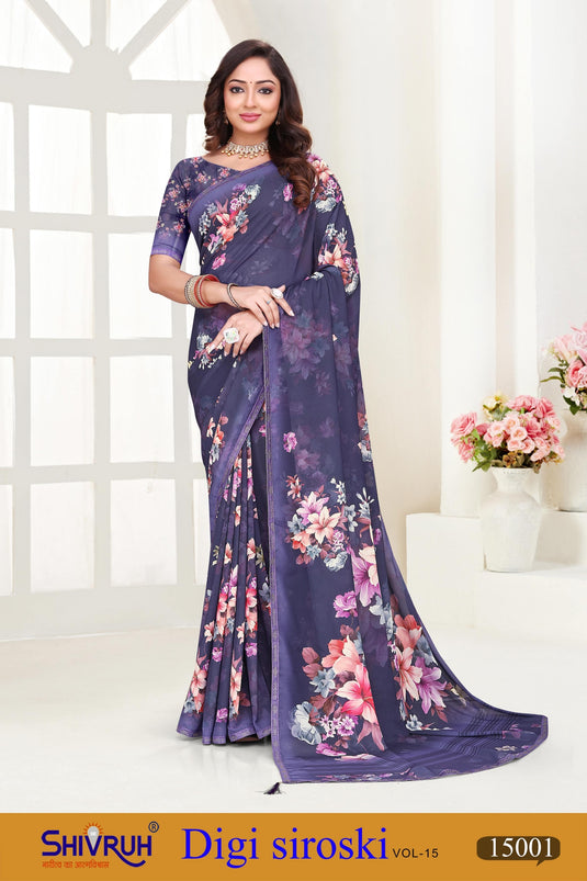 Casual leheriya saree for everyday wear
