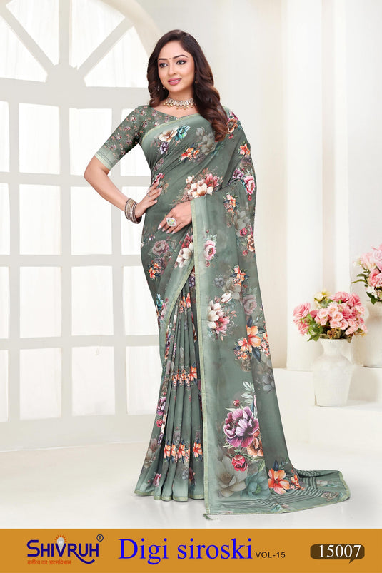 Saree blouse designs with beads and sequins