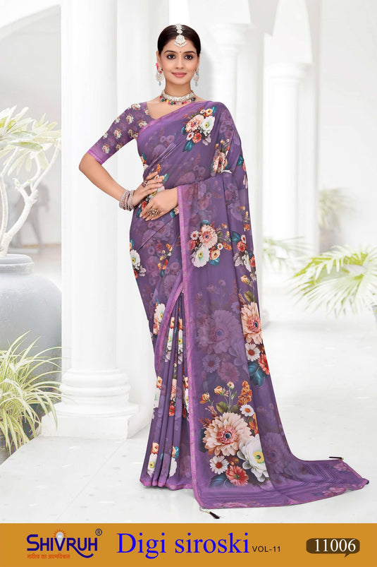 Online saree collection with stitched blouse options