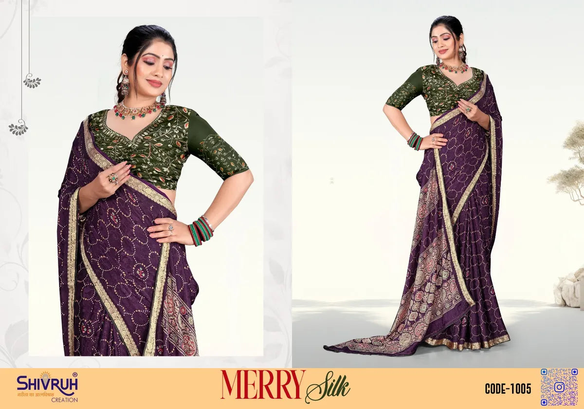 Elegant saree for women in pastel georgette