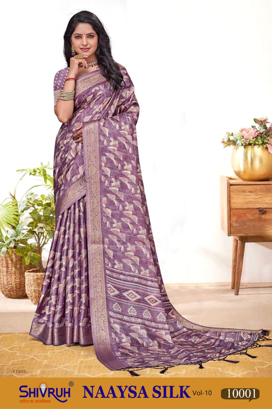 SHIVRUH Fancy Saree in Dola Silk – Premium Silk Saree for Women