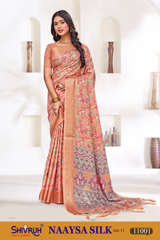SHIVRUH Dola Silk Fancy Saree – Traditional Saree Look for Women