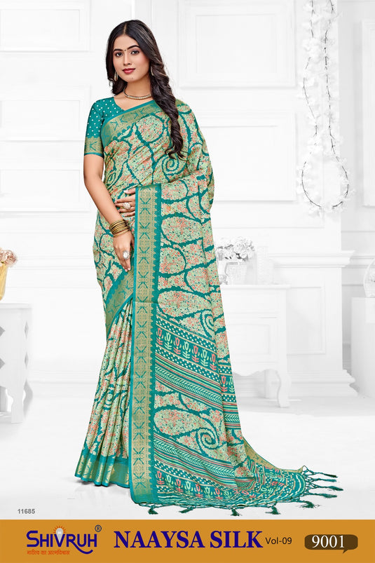 SHIVRUH Dola Silk Fancy Saree – Silk Saree for Women with Blouse