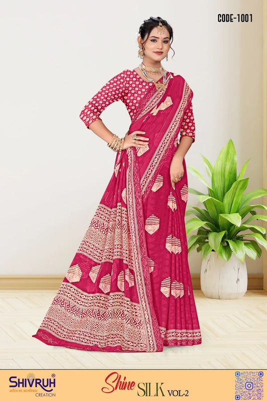 Online saree in linen blend for workplace elegance