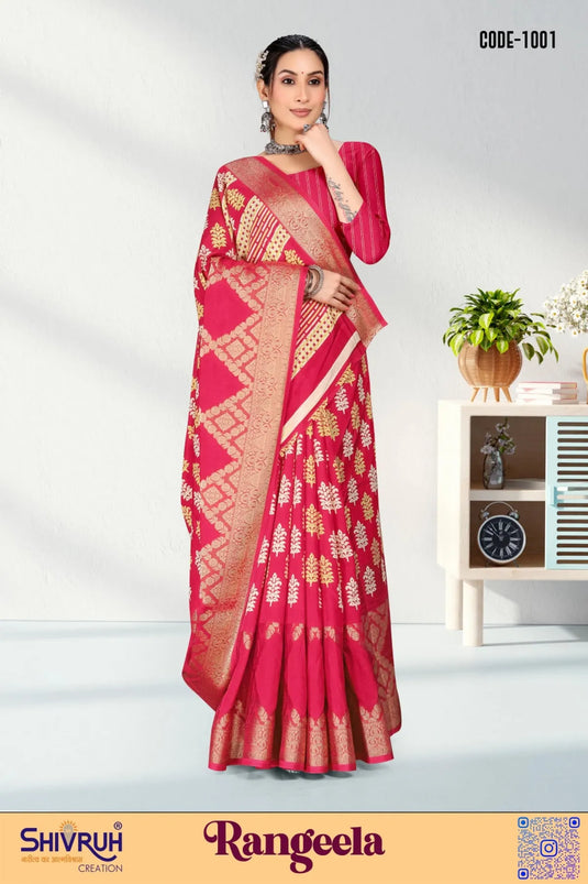 Arresting Soft cotton Embellished Wooven Saree