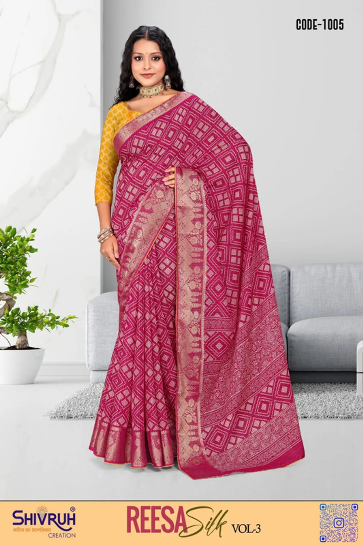 Online saree with try-at-home service by SHIVRUH