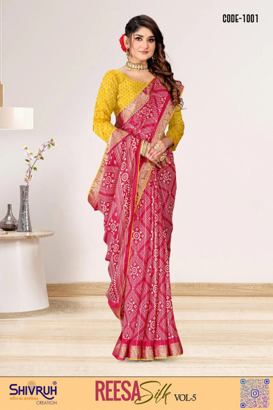 Saree for women in coral with embroidery