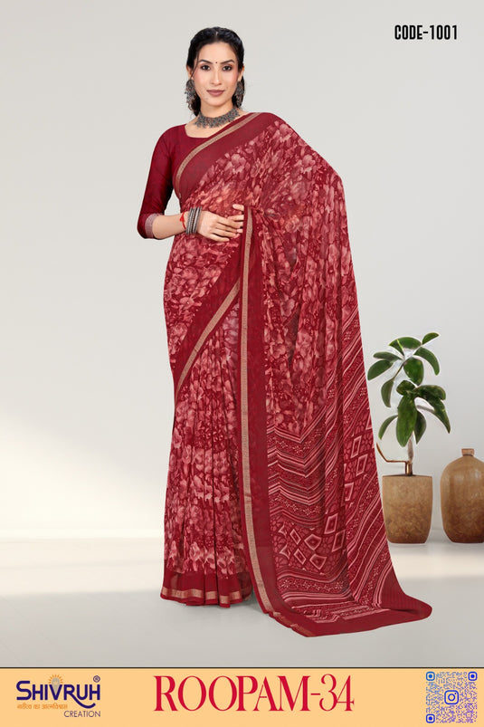 Yellow cotton ???? with handcrafted border from SHIVRUH.