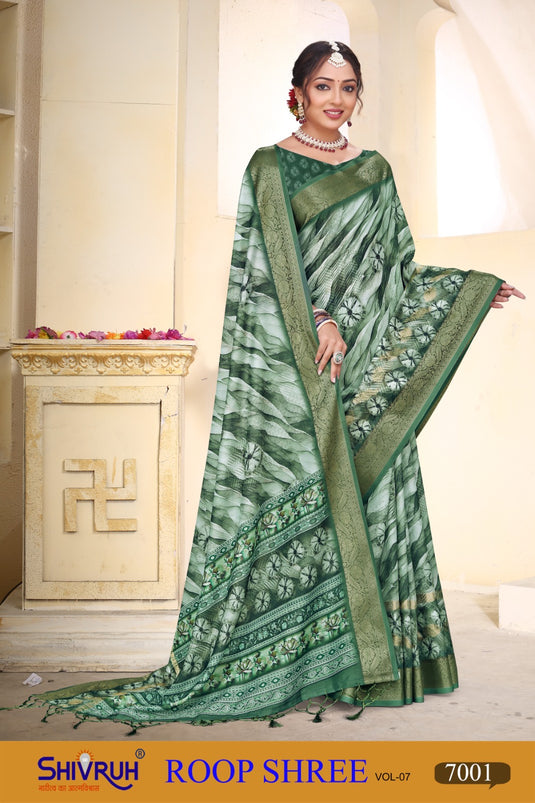 SHIVRUH half saree in vibrant dual tones with modern drape.
