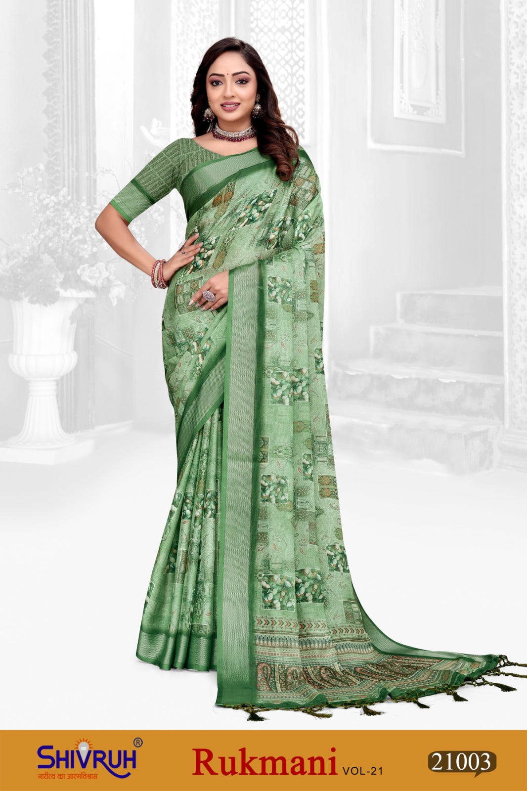 Online saree in crepe for evening functions