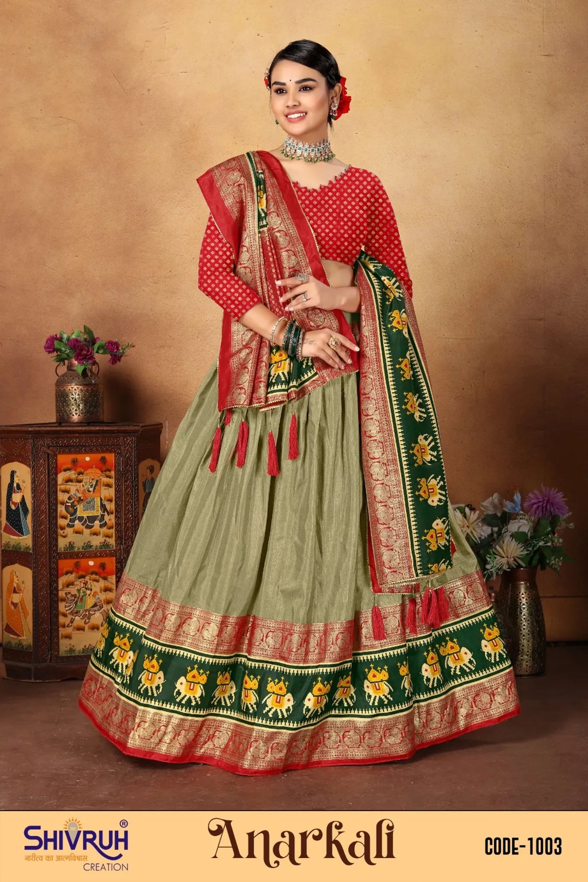 Saree look styled with silk dupatta shawl