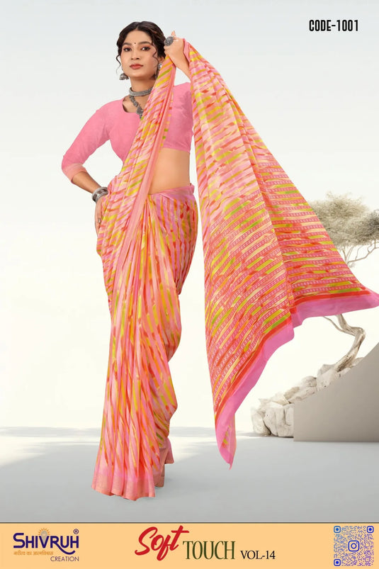 Lehriya saree in teal blue with copperwork