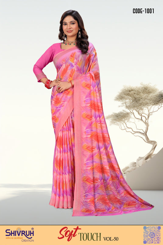 SHIVRUH Fancy Saree in Moss Fabric – Elegant Silk Look