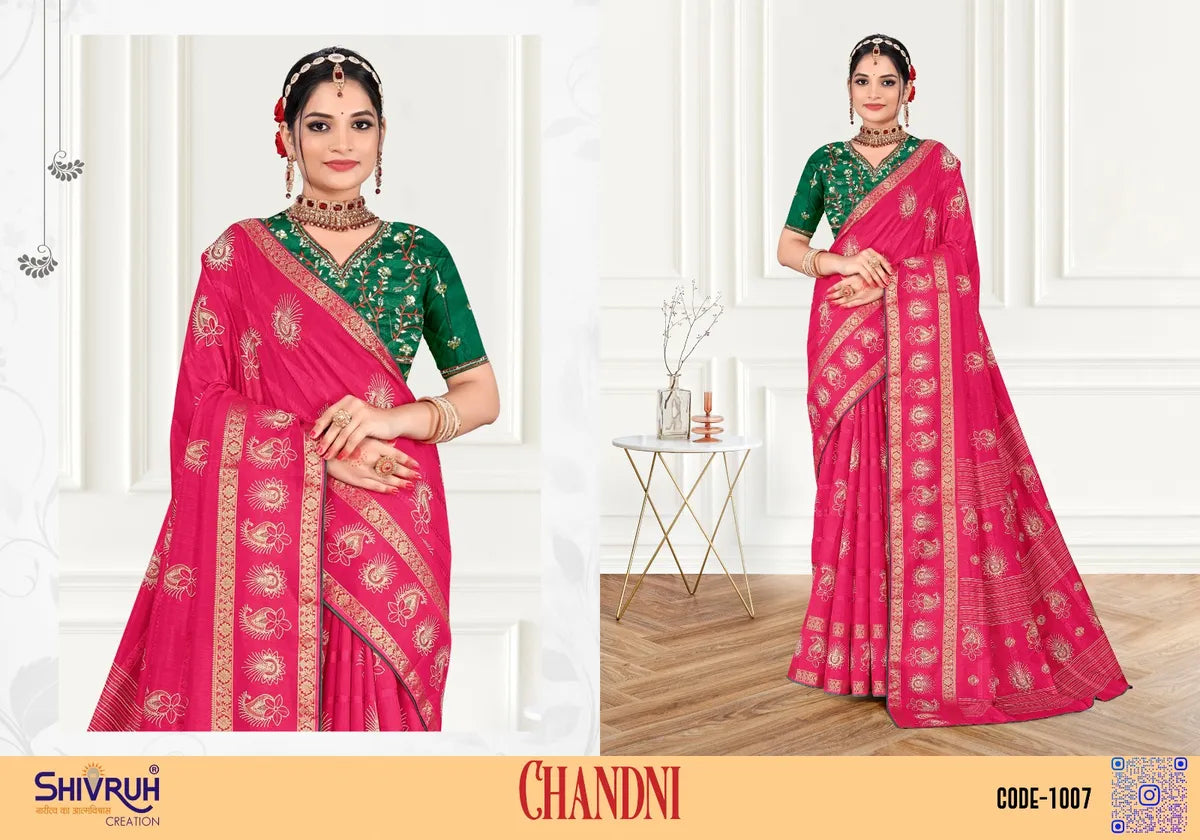 Modern saree look featuring a structured drape