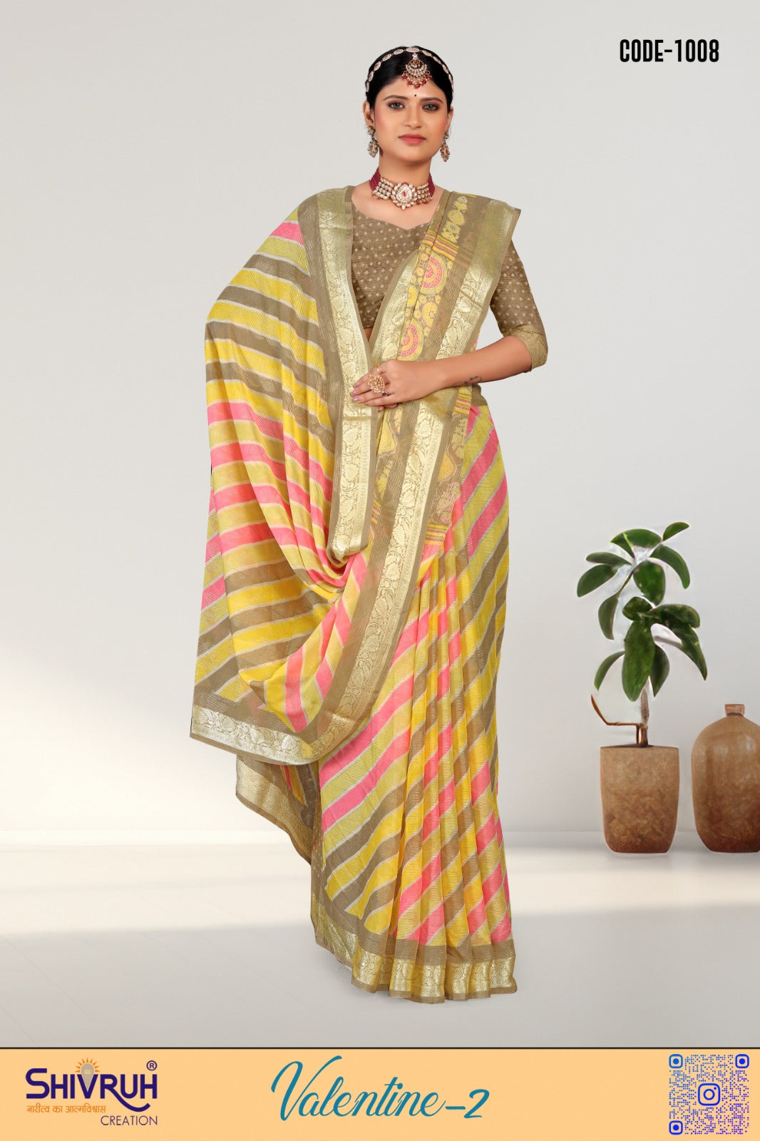 SHIVRUH wedding saree in rich velvet texture