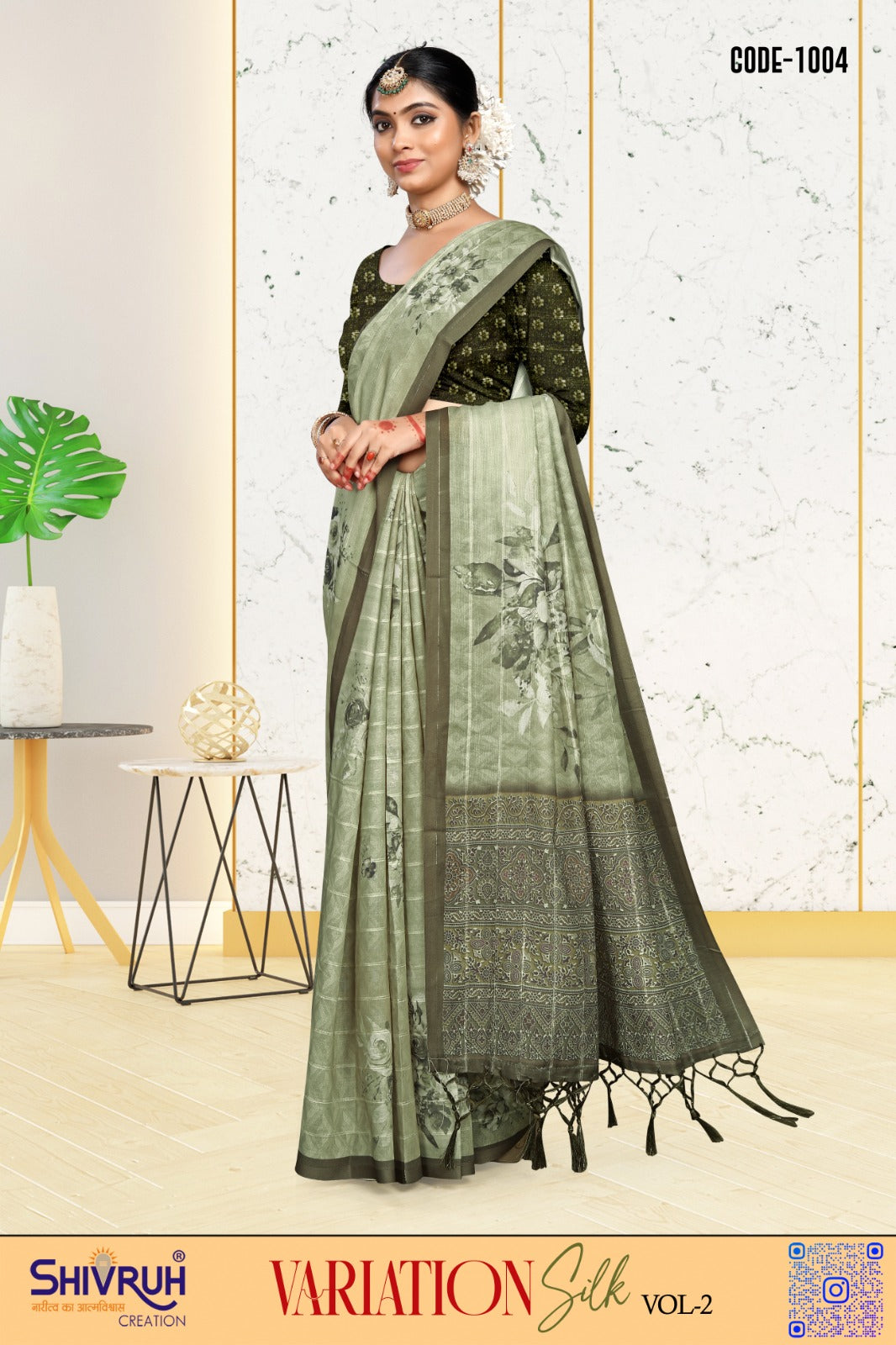 Elegant saree blouse in velvet with embroidery by SHIVRUH.