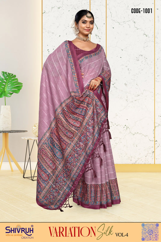 White saree in linen fabric for summer elegance.