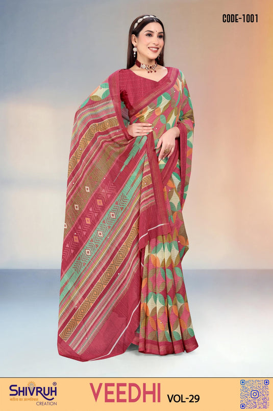 Trending Nexa Georgette Saree with Blouse for women