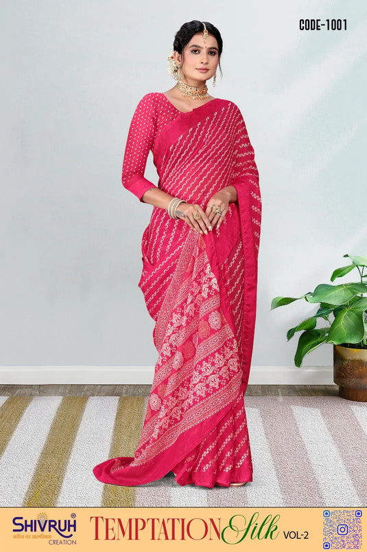 Cotton Pipinng Border Printed Saree for women