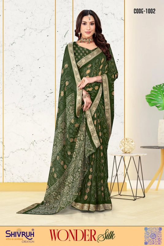 Printed Chiffon Party wear saree