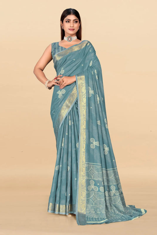 Handcrafted sarees in artisan-woven cotton
