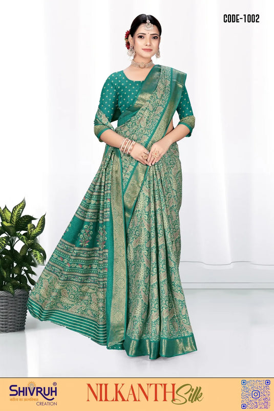 Pretty Dola Silk Paisley Fancy Saree