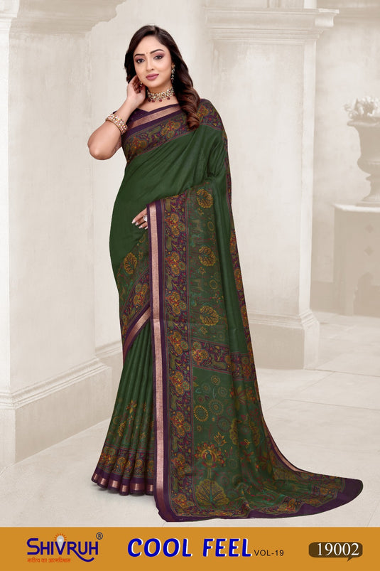 Elevate Your Look with Our Stunning Mul Cotton Saree Blouse Set