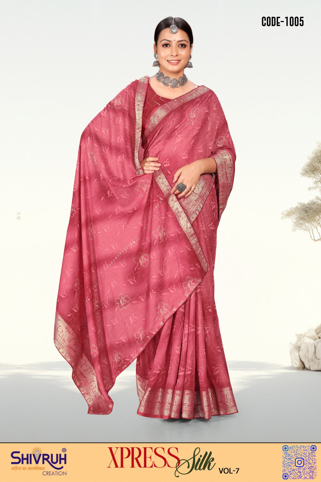 Modern saree look with designer blouse and belt
