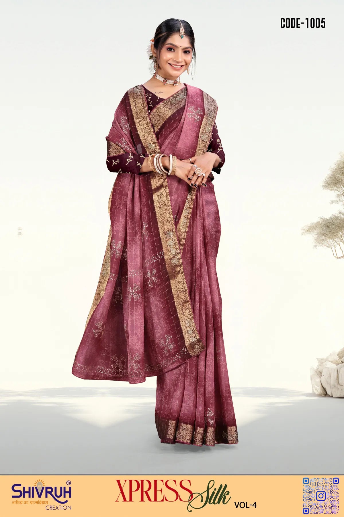 Sarees for everyday elegance by SHIVRUH