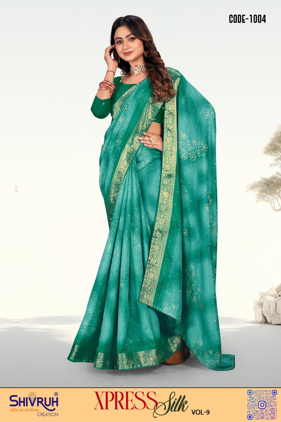 Banarasi saree in magenta silk with antique gold zari detailing