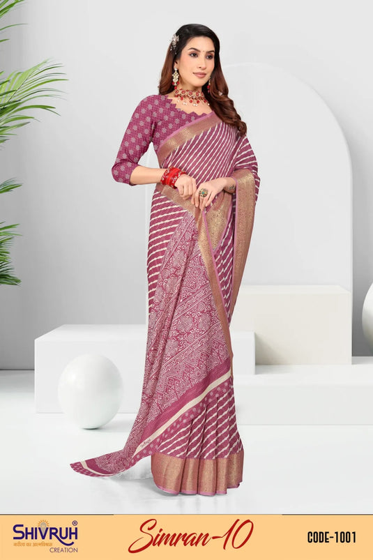 Ethnic saree look with matching bangles and earrings