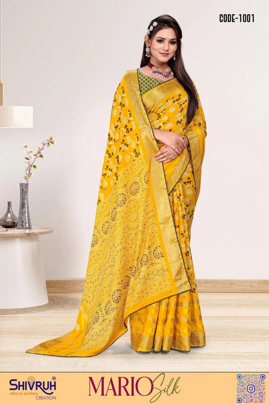 Elegant saree look with minimal accessories
