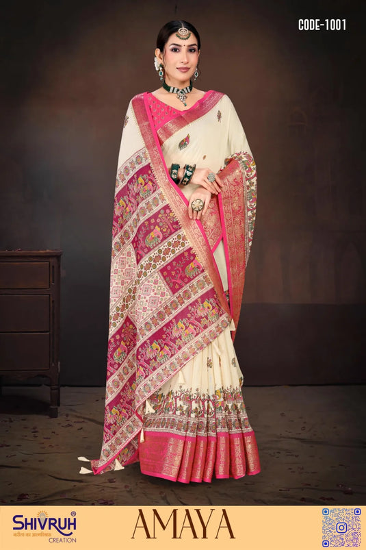 Light sarees for daily wear with breathable fabric