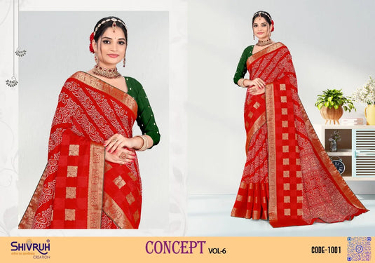Online saree shopping with pre-stitched blouse feature