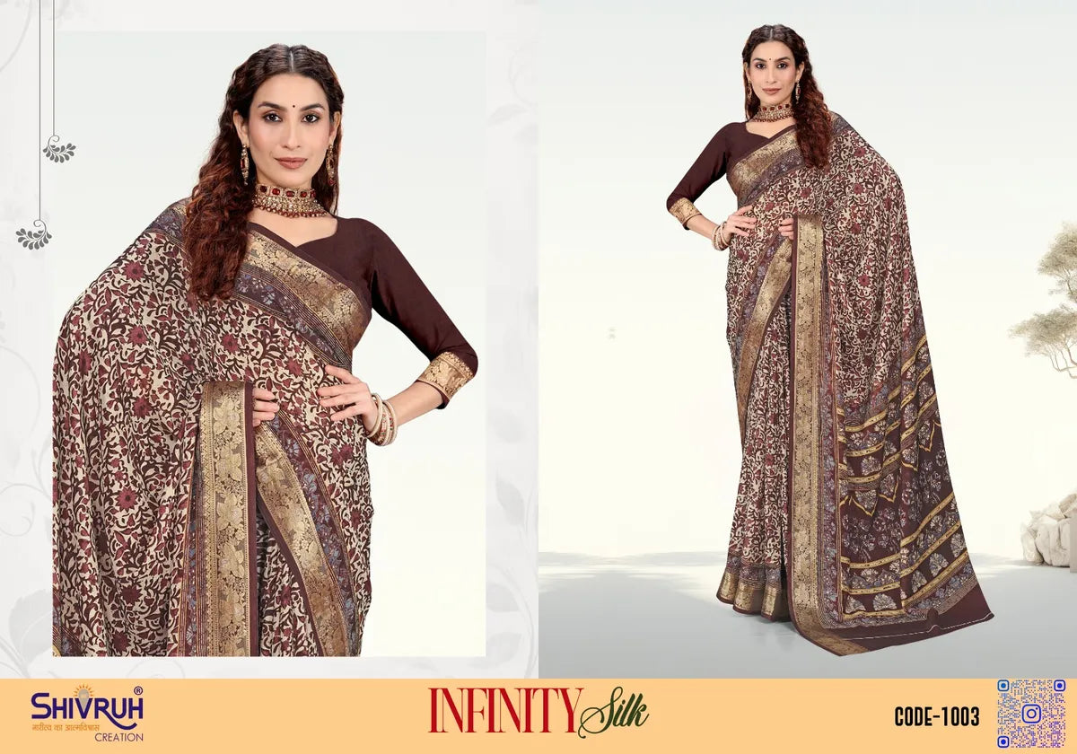 Best saree with minimal embroidery