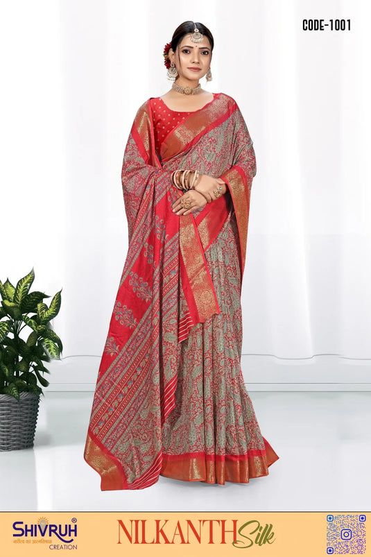 Pretty Dola Silk Paisley Fancy Saree